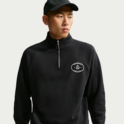ナイキ テック フリース リイマジンド ハーフジップ 1/2ジップトップ 黒 NIKE公式】ナイキ クラブ メンズ ハーフジップ フリース トップス
